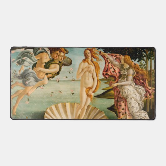 De geboorte van Venus | Botticelli Bureaumat (Voorkant)