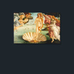 De geboorte van Venus| Botticelli Canvas Afdruk<br><div class="desc">Kunstcanvas print van The Birth of Venus door de Italiaanse renaissance kunstenaar Sandro Botticelli (1445 - 1510). Botticelli's oorspronkelijke schilderij is een tempera op het panel dat de godin Venus uit het zee als volgroeide vrouw voorstelt. Klik op Aanpassen om de canvasgrootte te wijzigen of het ontwerp aan te passen....</div>