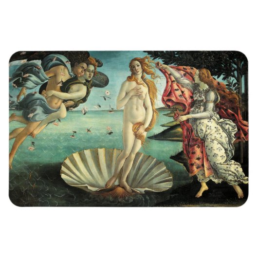 De geboorte van Venus Botticelli Flex Magnet Magneet (Horizontaal)