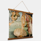 De geboorte van Venus | Botticelli Hangend Wandkleed (Gebogen)