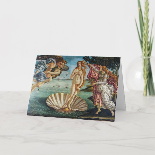 De geboorte van Venus | Botticelli | Kaart (Voorkant)