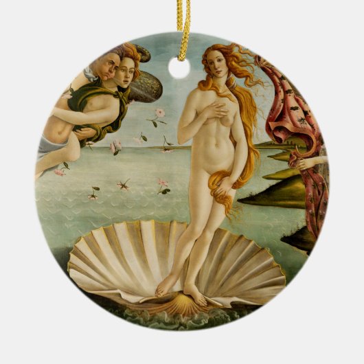 De geboorte van Venus | Botticelli Keramisch Ornament (Voorkant)