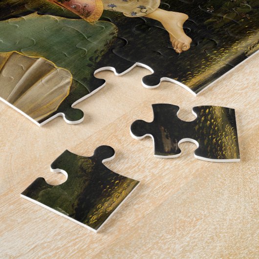 De geboorte van Venus | Botticelli Legpuzzel (Zijkant)