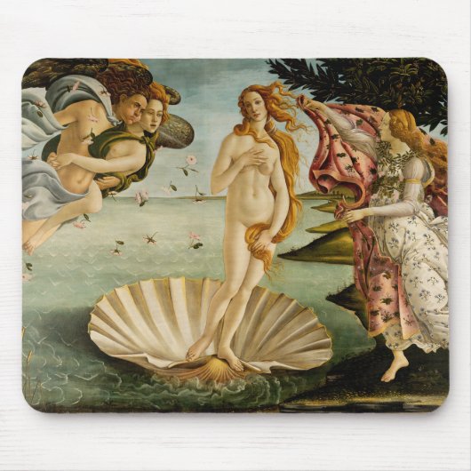 De geboorte van Venus | Botticelli Muismat (Voorkant)
