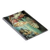 De geboorte van Venus Botticelli Spiral Notebook Notitieboek (Rechterzijde)