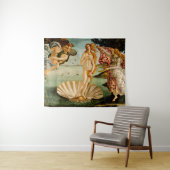 De geboorte van Venus | Botticelli Wandkleed (In Situ (horizontaal))