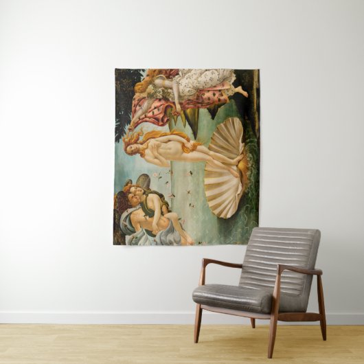De geboorte van Venus | Botticelli Wandkleed (In situ)