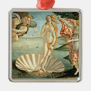 De geboorte van Venus, c.1485 (tempera op canvas) Metalen Ornament