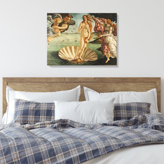De geboorte van Venus Canvas Afdruk (Insitu (Slaapkamer))