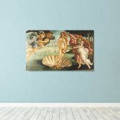 De geboorte van Venus Canvas Afdruk (Insitu (Houten vloer))