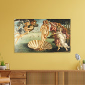 De geboorte van Venus Canvas Afdruk (Insitu (Woonkamer))