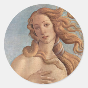 De Geboorte van Venus (detail) door Sandro Bottice Ronde Sticker