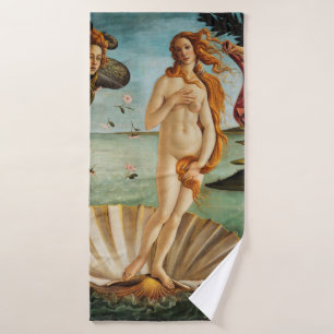 De geboorte van Venus (details), Sandro Botticelli Badhanddoek
