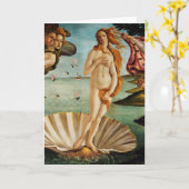De geboorte van Venus (details), Sandro Botticelli Kaart (Gele Bloem)