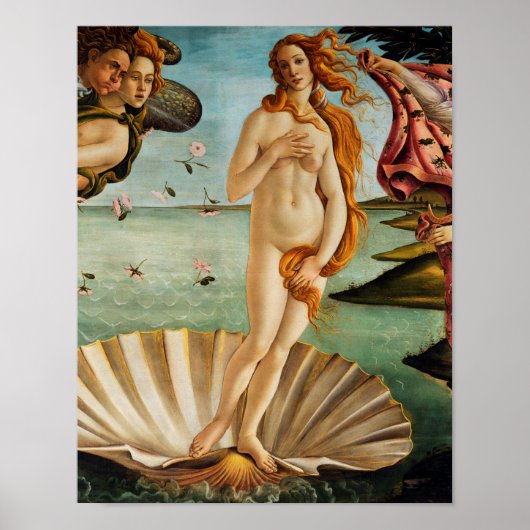 De geboorte van Venus (details), Sandro Botticelli Poster (Voorkant)