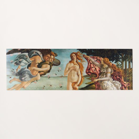 De geboorte van Venus (details), Sandro Botticelli Yogamat (Achterkant (horizontaal))