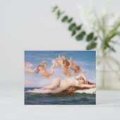 De geboorte van Venus door Alexandre Cabanel van 1 Briefkaart (Staand voorkant)