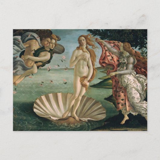 De geboorte van Venus door Botticelli-Briefkaart Briefkaart (Voorkant)