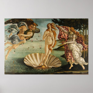 De geboorte van Venus door Botticelli - Poster