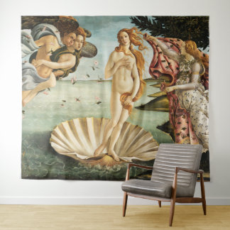 De geboorte van Venus door Sandro Botticelli (1485 Wandkleed