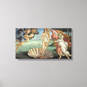 De geboorte van Venus door Sandro Botticelli Canvas Afdruk