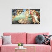 De geboorte van Venus door Sandro Botticelli Canvas Afdruk (Insitu (Woonkamer))