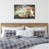 De Geboorte van Venus door Sandro Botticelli Canvas Afdruk (Insitu (Slaapkamer))