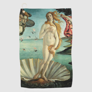 De geboorte van Venus door Sandro Botticelli Golfhanddoek