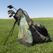 De geboorte van Venus door Sandro Botticelli Golfhanddoek (Groen)