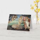 De geboorte van Venus door Sandro Botticelli Kaart (Gele Bloem)