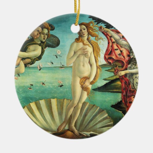 De geboorte van Venus door Sandro Botticelli Keramisch Ornament (Voorkant)