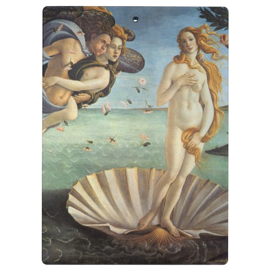 De geboorte van Venus door Sandro Botticelli Klembord (Achterkant)