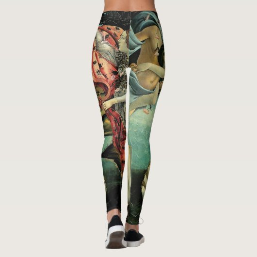 De geboorte van Venus door Sandro Botticelli Leggings (Achterkant)