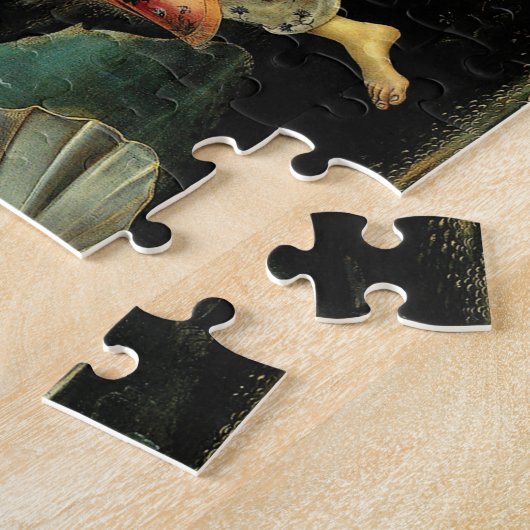 De geboorte van Venus door Sandro Botticelli Legpuzzel (Zijkant)