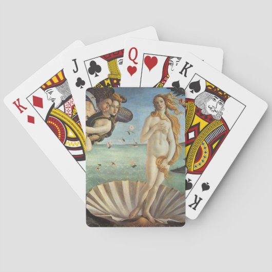 De geboorte van Venus door Sandro Botticelli Pokerkaarten (Achterkant)