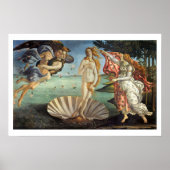 De Geboorte van Venus door Sandro Botticelli Poster (Voorkant)