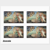 De geboorte van Venus door Sandro Botticelli Rechthoekige Sticker (Vel)