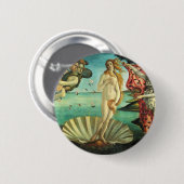 De geboorte van Venus door Sandro Botticelli Ronde Button 5,7 Cm (Voorkant /achterkant)