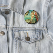 De geboorte van Venus door Sandro Botticelli Ronde Button 5,7 Cm (In situ)