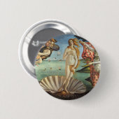 De geboorte van Venus door Sandro Botticelli Ronde Button 5,7 Cm (Voorkant /achterkant)