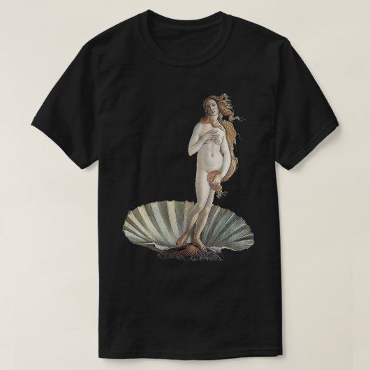 De geboorte van Venus door Sandro Botticelli T-shirt (Design voorkant)