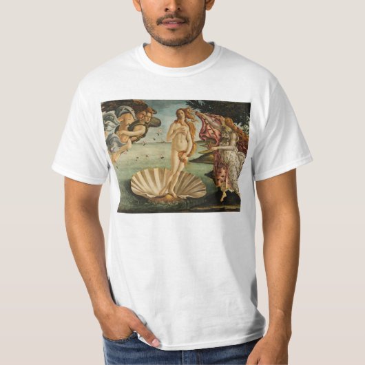 De geboorte van Venus door Sandro Botticelli T-shirt (Voorkant)