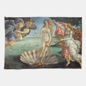 De geboorte van Venus door Sandro Botticelli Theedoek (Horizontaal)