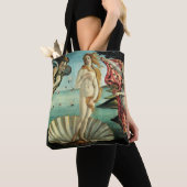 De geboorte van Venus door Sandro Botticelli Tote Bag (Dichtbij)