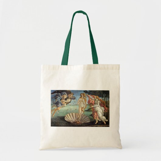 De geboorte van Venus door Sandro Botticelli Tote Bag (Voorkant)