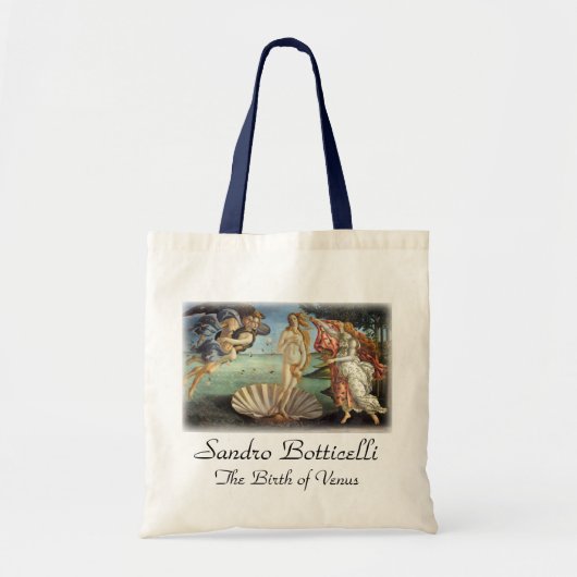 De geboorte van Venus door Sandro Botticelli Tote Bag (Voorkant)