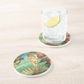 De geboorte van Venus door Sandro Botticelli Zandsteen Onderzetter (Zijkant)