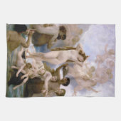 De geboorte van Venus door William-Adolphe Bouguer Theedoek (Horizontaal)