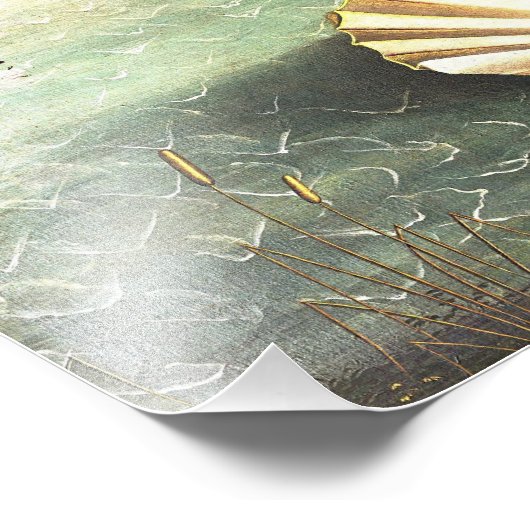 De geboorte van Venus Foto Afdruk (Hoek)