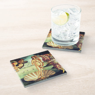 De geboorte van Venus Glazen Onderzetter